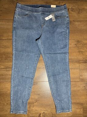 Lane Bryant Rhinestone Studded Denim Jeans NWT - Size 22